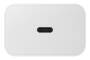 Samsung Schnellladegerät USB-C 45W + USB-C Kabel 1,8m weiß