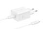 Samsung Schnellladegerät USB-C 45W + USB-C Kabel 1,8m weiß