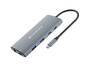 CONCEPTRONIC 10-1 Dock USB-C->HDMI/2xUSB-C/3xUSB-A/+ 20cm gr (DONN06G)