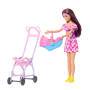 Mattel Barbie ''Skipper Babysitters Inc.'' Kinderwagen Spielset