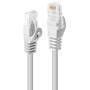 LINDY Patchkabel Cat6 U/UTP Basic weiß 1.00m (48202)