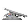 Kensington SmartFit® SoleMate™ Pro Elite ergonomic foot rest - Grey - 0 - 18° - 9 cm - 12 cm