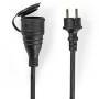 Nedis Verlängerungskabel Französisch M - F| Typ CEE 7/7| Schutzkontakt| - Extension Cable