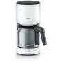 Braun KF 3120 WH - Drip coffee maker - Ground coffee - 1000 W - White