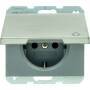 Berker 47517204 - Type F - Stainless steel - Stainless steel - IP44 - 250 V - 16 A
