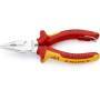 KNIPEX 08 26 145 T - Needle-nose pliers - 8 mm - Red/Yellow - 58 mm - 14.5 cm - 18 mm