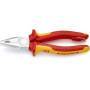 KNIPEX 03 06 180 T - Side-cutting pliers - Chrome,Metal - Plastic - Red/Yellow - 55 mm - 18 cm