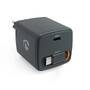 Nedis Netzladegerät / 65 W / Mit einziehbarem Kabel / GaN / PD3.0 30W / 3.0 / 3.25 A A / Anzahl der Ausgänge: 1 / USB-C™ / Aufrollbares USB-C™-Kabel / 0.75 m / Automatische Spannungswahl / Schwarz