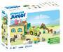PLAYMOBIL 71656 1.2.3: Bauernhof-Abenteuer mit Traktor, Anhänger und tierischen Freunden