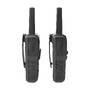 Alecto Walkie-Talkie Set / 2 Handsets / Bis zu 10 km / Frequenzkanäle: 8 / PTT / VOX / 24 h Standby / Inklusive Ladestation / Kopfhörerausgang / Schwarz