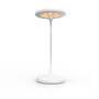 Nedis LED-Schreibtischlampe / Dimmbar / Integrierter Spiegel / 3 Licht-Modi / 100 lm / Wiederaufladbar / Berührungsfunktion / Weiss