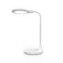 Nedis LED-Schreibtischlampe / Dimmbar / Integrierter Spiegel / 3 Licht-Modi / 100 lm / Wiederaufladbar / Berührungsfunktion / Weiss