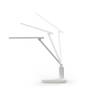 Nedis LED-Schreibtischlampe / Dimmbar / 3 Licht-Modi / 220 lm / Wiederaufladbar / DimmSchalter / Weiss