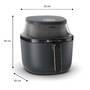 Philips NA330/00 3000 Series Heißluftfritteuse schwarz