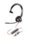 HP Poly Blackwire 3310 Monaural USB-C Headset +USB-C/A Adapter (8X215AA)