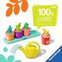 Ravensburger Play+ Puzzle- & Spiel-Set: Meine kleinen Pflanzen  Kinderpuzzle, Pretend Play Set, Mon