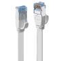 LINDY Patchkabel Cat6A U/FTP Flachband weiß 1.00m (47541)