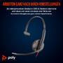 HP Poly Blackwire 3210 Monaural USB-C Headset +USB-C/A Adapter Bulk SmartBuy (8X214A6)