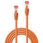 LINDY Cat.6 S/FTP Kabel, orange, 1m Patchkabel (47807)