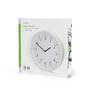 Nedis Wanduhr / Durchmesser: 360 mm / ABS / Leise Bewegung / Weiss