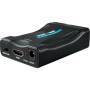 Hama 00121775 - 1920 x 1080 pixels - 1920 x 1080 pixels - 1080p - NTSC 3.58,NTSC 4.43,PAL,PAL M,PAL N,SECAM - Passive video converter - Black