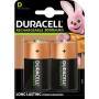 Duracell 055995 - Rechargeable battery - Nickel-Metal Hydride (NiMH) - 1.2 V - 2 pc(s) - 2200 mAh - 33 mm