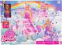 Mattel Barbie-Adventskalender mit Modepuppe und 24 Überraschungs-Accessoires mit Einhorn und Tieren