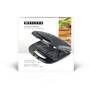 MELISSA Sandwichmaker / 750 W / Sandwichplatten / Automatische Temperaturkontrolle / Antihaftbeschichtung / Schwarz