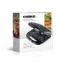 MELISSA Sandwichmaker / 750 W / Sandwichplatten / Automatische Temperaturkontrolle / Antihaftbeschichtung / Schwarz
