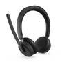 LENOVO 6550 Headset on-ear Bluetooth wireless active noise cancelling USB-C black Certified for Micr