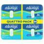 Always Multipack 4x 64 Stück Ultra Damenbinden Leichte / Mässige Periode (Größe 1) 