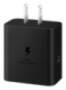 Samsung Mobilfunkzubehör Samsung Galaxy Power Adapter USB Type C 65W Black w/o Cabl (EP-T6010NBEGWW)