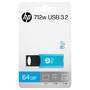 HP Flash USB-Stick  64GB HP 712w  3.2 Flash Drive    (Blue) retail (HPFD712LB-A-64)