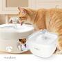 Nedis Trinkbrunnen für Katzen und Hunde / 2.0 l / 40 dB / 1.50 m / Wasserfontäne / 1 Stück