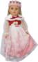 Heless Puppenkleid ''Winterprinzessin Lumi'' mit Krone und Plüsch-Cape, Gr. 35-45 cm