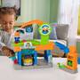 Mattel Fisher-Price Little People Spaß an der Tankstelle Spielset für Kleinkinder, 1 Spielzeugauto u
