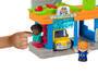 Mattel Fisher-Price Little People Spaß an der Tankstelle Spielset für Kleinkinder, 1 Spielzeugauto u