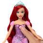 Mattel Disney Princess Arielle, von Mensch zu Meerjungfrau verwandelbare Modepuppe mit Fabius und 2 