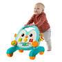 Mattel Fisher-Price 2-in-1 Musikalischer Pinguin-Lauflernwagen, Schiebespielzeug für Babys und Klein