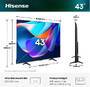 Hisense Braunware FERNSEHER 43Z 4K UHD GAME-M (43A6S)