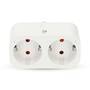 Nedis SmartLife Smart Stecker / IP21 / Leistungsmesser / 3680 W / Type F (CEE 7/7) / 0 - 55 °C / Android™ / IOS / 2-Weg / Weiss / 1 Stück