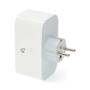 Nedis SmartLife Smart Stecker / IP21 / Leistungsmesser / 3680 W / Type F (CEE 7/7) / 0 - 55 °C / Android™ / IOS / 2-Weg / Weiss / 1 Stück