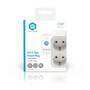 Nedis SmartLife Smart Stecker / IP21 / Leistungsmesser / 3680 W / Type F (CEE 7/7) / 0 - 55 °C / Android™ / IOS / 2-Weg / Weiss / 1 Stück