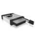 ICY BOX IB-158SK-B - 13.3 cm (5.25") - Carrier panel - 3.5" - SATA - SATA II - SATA III - Black - Aluminium