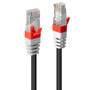 LINDY SSTP Cat.6A Kabel schwarz 10m LSOH, inkl. Testprotokoll (45368)