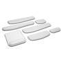 Kensington ErgoSoft™ Wrist Rest Mouse Pad for Standard Mouse - Grey - Monochromatic - Faux leather - Gel - Wrist rest
