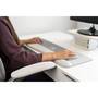 Kensington ErgoSoft™ Wrist Rest Mouse Pad for Standard Mouse - Grey - Monochromatic - Faux leather - Gel - Wrist rest