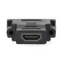 Nedis HDMI™ -Adapter / HDMI™ Eingang / DVI-D 24+1-Pin Buchse / Vernickelt / Gerade / ABS / Schwarz / 1 Stück / Box