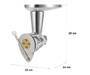 JVC Kenwood KAX92.A0ME - Pasta press - Aluminium - Aluminium - Stainless steel - Stainless steel - Fits both kMix and Kenwood Chef ranges - 375 mm