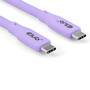 Club 3D Club3D Lifestyle USB-C Kabel  PD 240W,20Gbps  2m lila  St/St retail (CAC-3004)